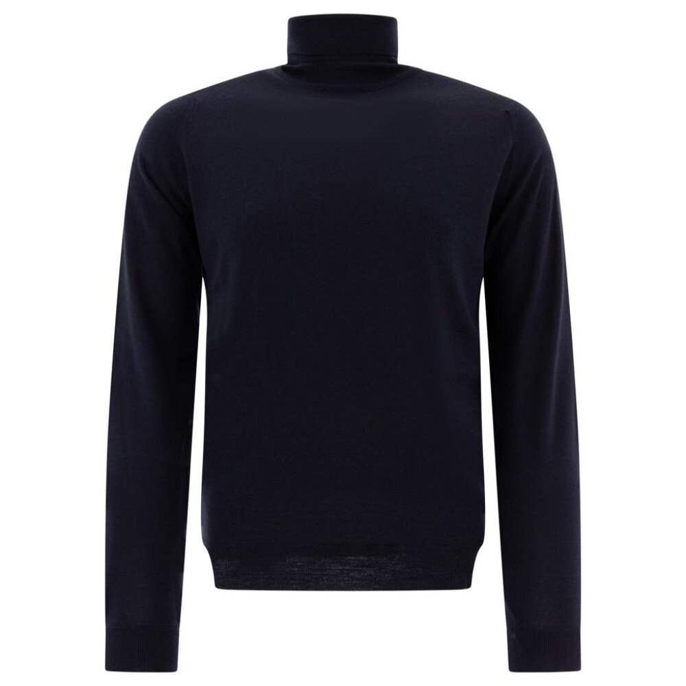 John Smedley Merino Wool Cherwell Turtleneck Sweater Tag Size L Men
